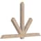 Ekena Millwork Kennewick Smooth Timber Gable Bracket, Douglas Fir, 96"W x 60"H x 5 1/2"D x 5 1/2"F, 15/12 Pitch GBW096X60X0606KEN00SDF - alternate 4